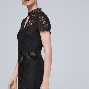 White House Black Market Lace Black Dress